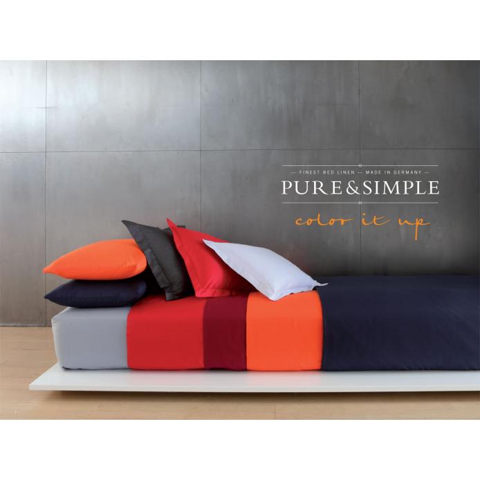 Yes for Bed Mako-Satin-Bettwäsche Pure and Simple uni